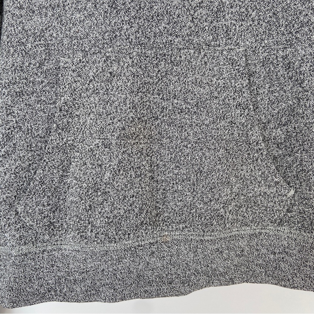 ROOTS SALT & PEPPER KANGA SWEATSHIRT HOODIE WITH CREAM LOGO, X SMALL - Picture 4 of 8